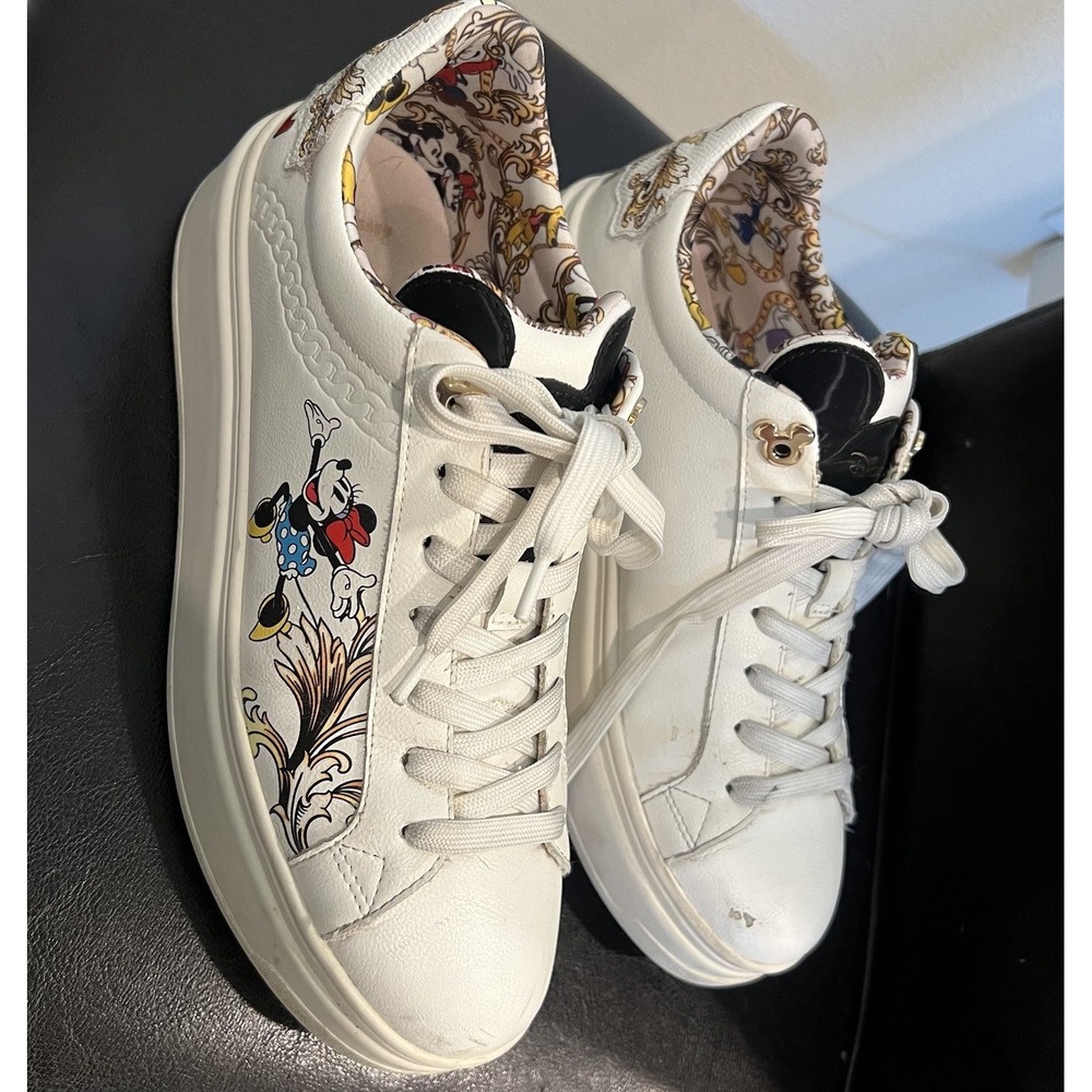 DISNEY X ALDO D100 LOW TOP SNEAKER MICKEY MINNIE WOMEN Size 8.5 Disney Adult - Picture 2 of 12
